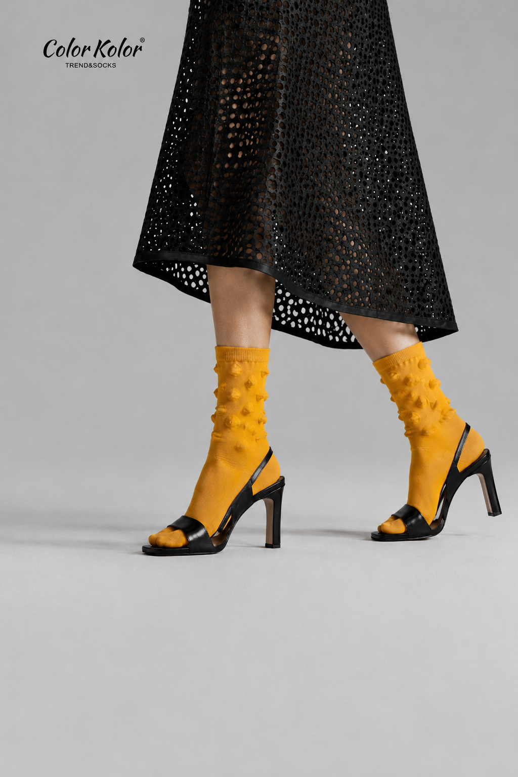 New Year and Year of the Dragon 3D convex three-dimensional thorn hedgehog socks women's mid-calf socks ins trend internet celebrity super hot red stockings