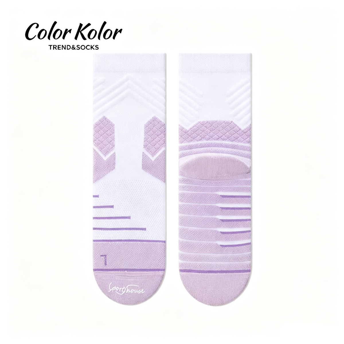 Non-Slip Shock-Absorbing Running Socks