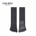 Pilates Grip Five-Toe Calf Socks