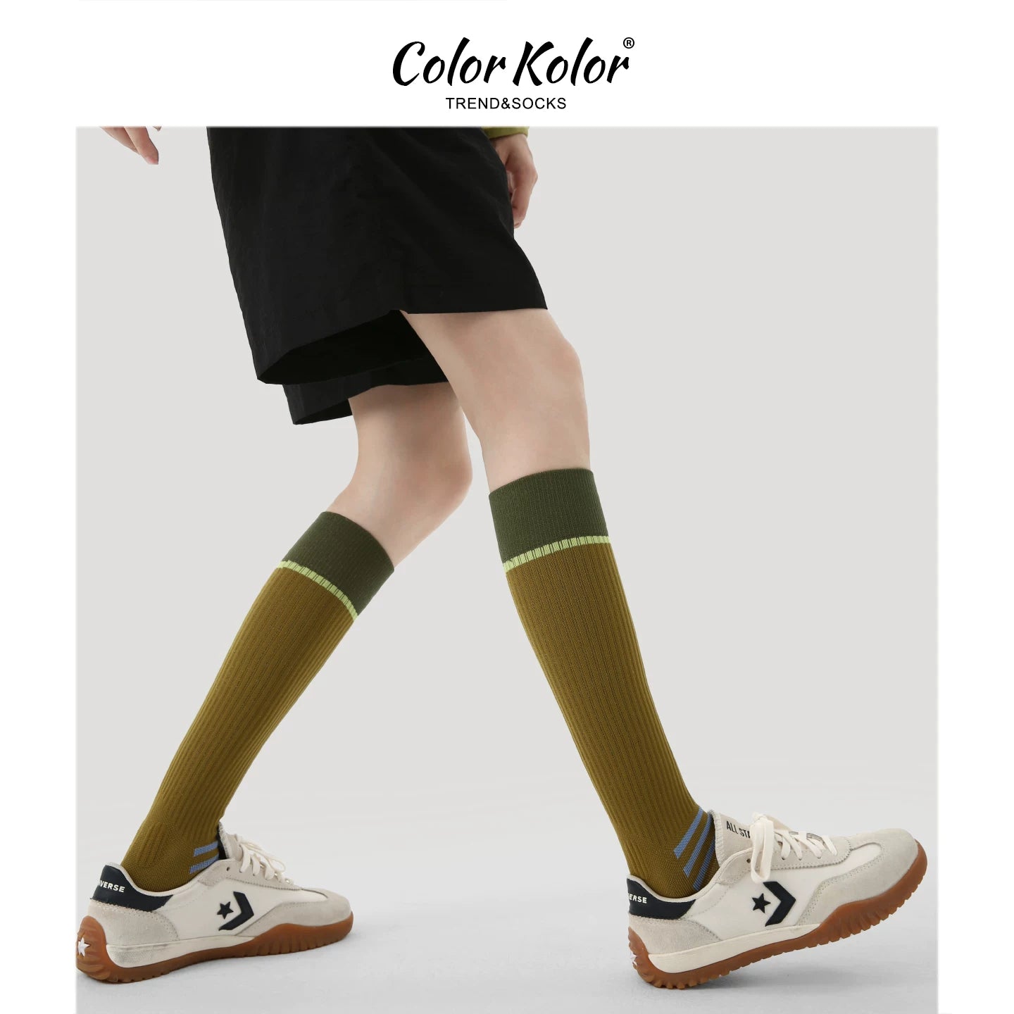 Professional compression socks calf socks for women ginger towel bottom skipping sports socks fitness threaded compression long socks