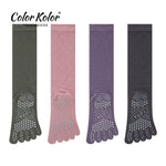 Pilates Grip Five-Toe Calf Socks