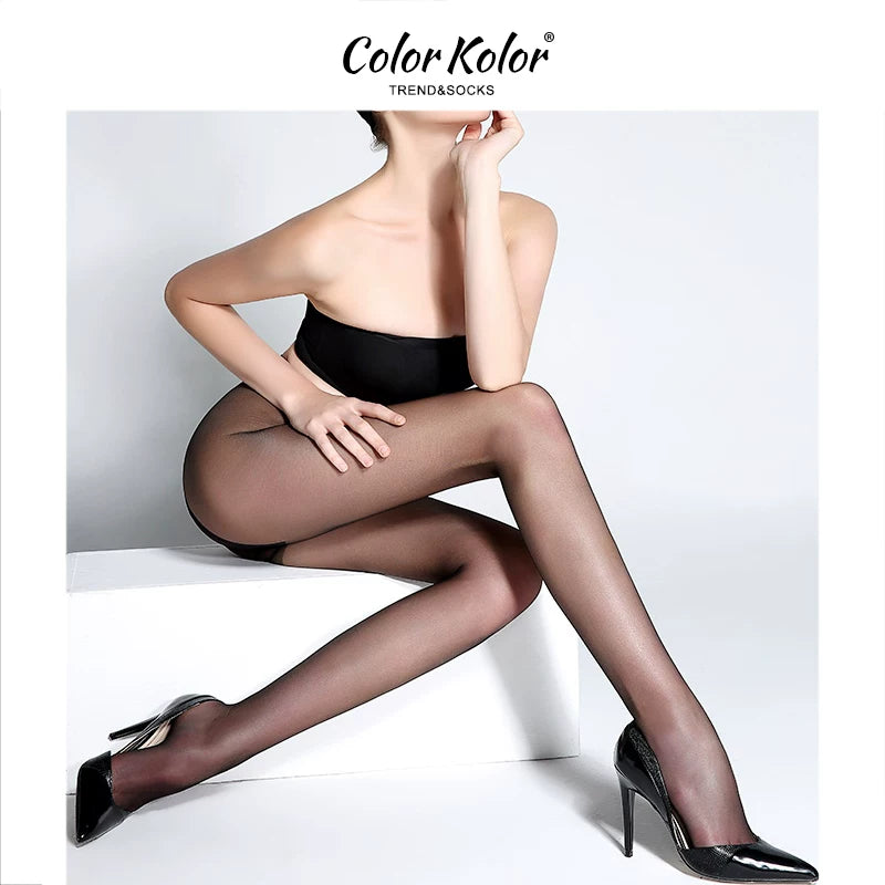 Sexy 10D Black Seamless Pantyhose for Women