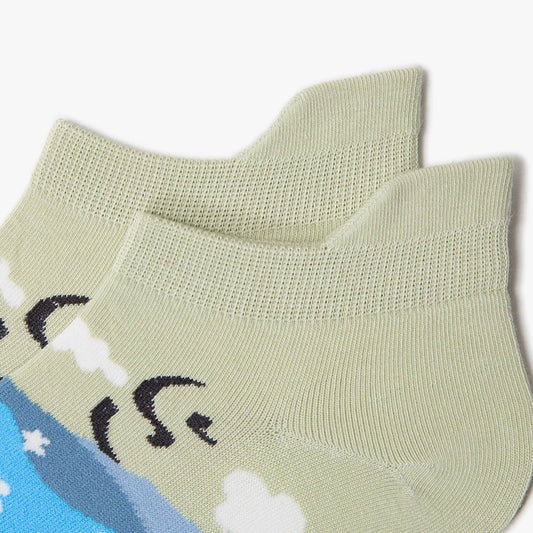 25SS summer boat socks, non-slip, non-falling, heel-lifting socks, Japanese illustrations, low-top shallow socks, heel-protecting socks for women