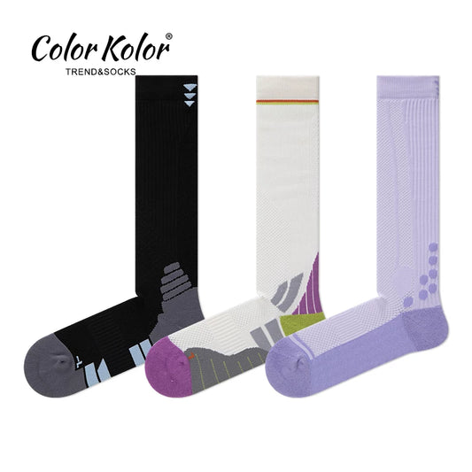 Sports calf socks, pressure socks, outdoor hiking socks, running and cycling socks, hiking skipping rope, long compression socks for women