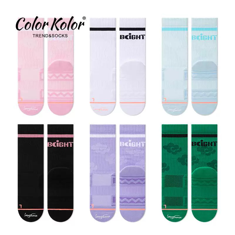 Shock-Absorbing Non-Slip Running Socks