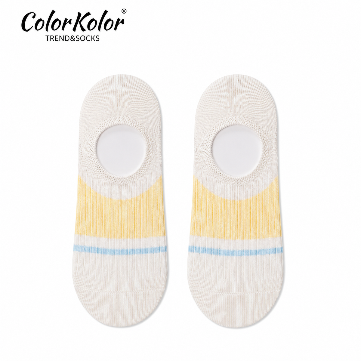 Non-Slip Letter P Low-Cut Socks