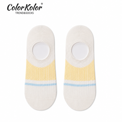 Non-Slip Letter P Low-Cut Socks