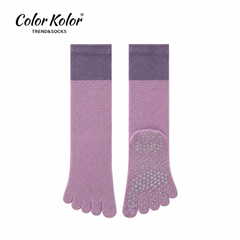 Pilates Grip Split-Toe Calf Socks